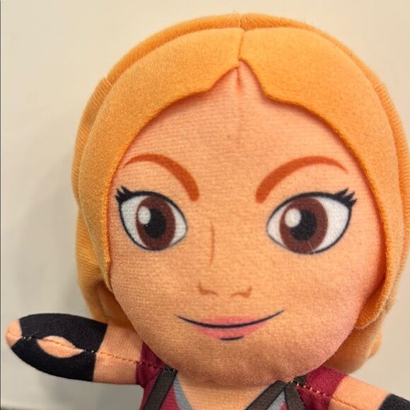 Jumanji Ruby Roundhouse Plush 7" Stuffed Doll Big Head Toy Factory 2019 Movie - Picture 2 of 9